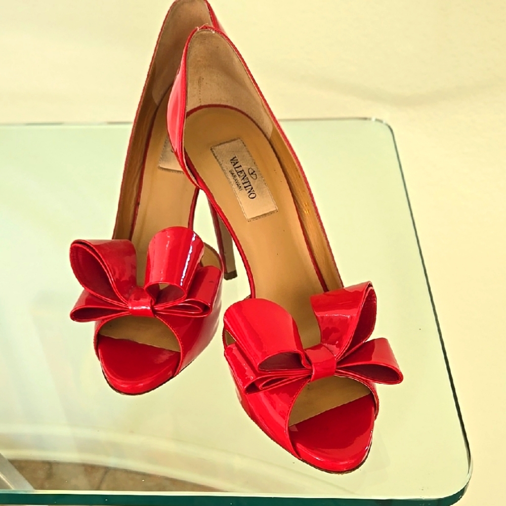 Valentino Women's Red Bow Heels